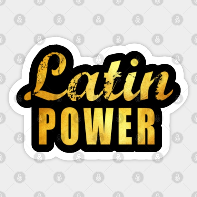 Latin Power Sticker by Andreeastore  